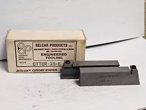NEW 2PC BELCAR INDEXABLE PARTING & GROOVING TOOL HOLDER CTTBR-25-6 - Picture 1 of 8