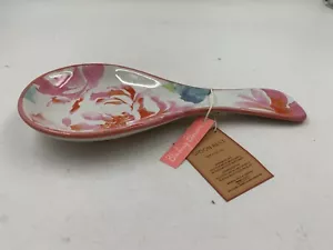 Home Essentials Ceramic 10in Blushing Blossoms Spoon Rest BB02B48029 - Picture 1 of 9