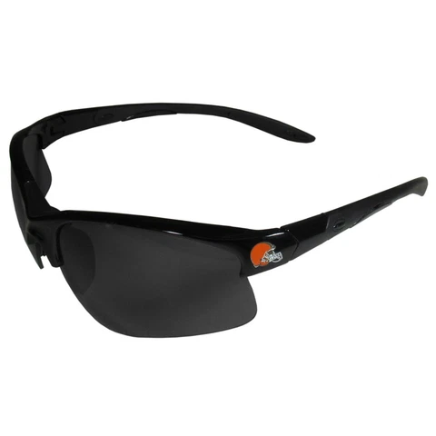 Cleveland Browns Blade Sunglasses NFL Glasses Fan Maximum UVA/UVB, Licensed Cover