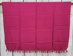 SAU-bu-P /Sarong unifarben BURGUND Premium Qualität Pareo Wickeltuch Wandbehang - Bild 1 von 1