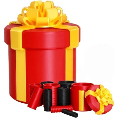 Annoying Nested Screw Gift Box Holds Cash Christmas Gift VERY Annoying Gift Box - Image 1 of 4