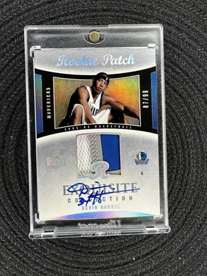 2004 DEVIN HARRIS Upper Deck coleção requintada remendo de novato autografado/99 RPA - Imagem 1 de 2