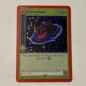 Black Hole Shard Kickstarter Holo Cryptid Nation 1st Ed KS Metazoo NM - Foto 1 di 7