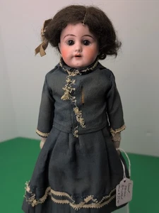 13.5” Antique German Bisque Ernest Heubach Horseshoe Doll Leather Body Body SF - Picture 1 of 22