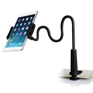Clamping Gooseneck Phone and Tablet Mount Holder with Flexible Long Arm – Ide... - Picture 1 of 8