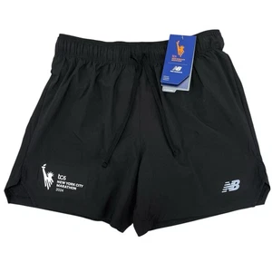 New Balance Uomo 2024 NYC Marathon 5'' Pantaloncini da Corsa Foderati Slip Nero (Taglia S) - Foto 1 di 14
