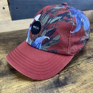 Baseballmütze RVCA Floral weinrot burgund mit Blumen verstellbar - Bild 1 von 13