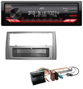 JVC Bluetooth USB DAB MP3 Autoradio für Peugeot 308 07-09 dunkelsilber - Bild 1 von 7