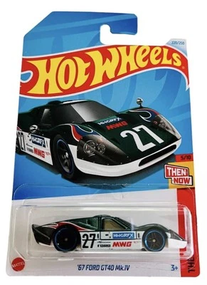 Ford GT40 MK.IV 2024 HOT WHEELS 220/250 '67 5/10 HW: ENTONCES Y AHORA {verde oscuro}  Foto 1 de 2