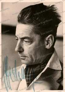 8x10 Print Herbert Von Karajan Austrian Orchestra Opera Conductor Signed #HBH - Picture 1 of 1