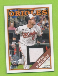 2023 Topps 1988 Relic card - Ryan Mountcastle (88R-RM)  Baltimore Orioles - Picture 1 of 2
