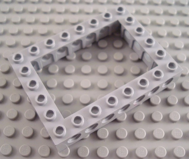 LEGO Star Wars Light Bluish Gray 6x8 Cut Out Technic Mindstorms Brick - Image 1 of 1