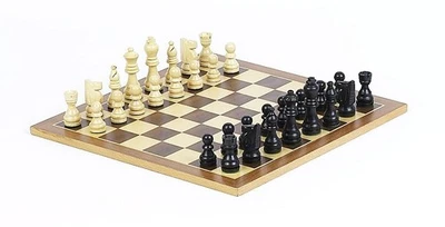 Chess Competition Tournament Style Complete Chessmen & Board from Spain - Image 1 of 4