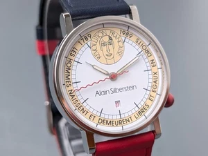 [N Mint] Alain Silberstein Uhr 200 Jahre Französische Revolution 33mm - Bild 1 von 17