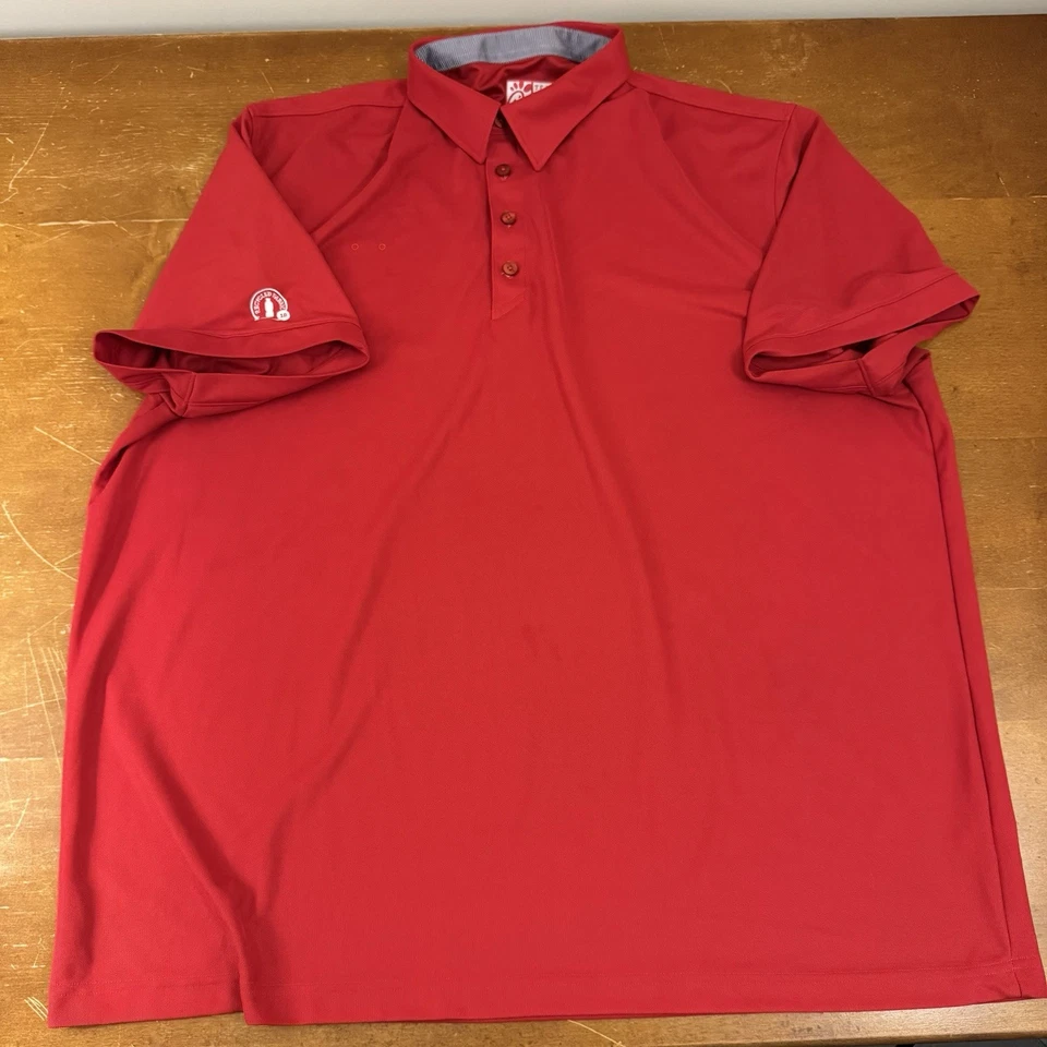 Oobe Chick Fil A Shirt 3XL Red Team Style Polo Shirt Short Sleeve - Image 1 of 4