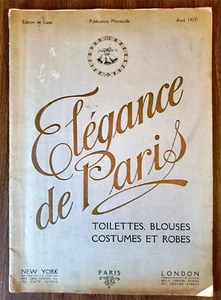 Elégance de Paris, Edition de Luxe, Supplément Numéro 23, Avril 1917 - Picture 1 of 4