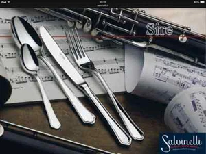 NOVITA' SET POSATE 12 PERSONE INOX 18/10 SIRE SALVINELLI - Picture 1 of 1