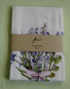 Ambiente LAVENDEL Geschirrhandtuch Küche Geschirrtuch 100 % lila Blüten Schmett - Bild 1 von 2