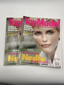 Set Of 8 Top Model November December 1996 Nadja Auermann Jean Shrimpon - Picture 1 of 4