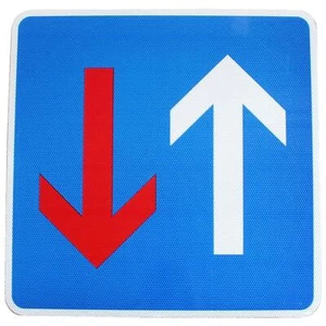 Señal de tráfico StVO RA2 n.o 308 prioridad sobre tráfico contrario señal de tráfico RAL - Imagen 1 de 1