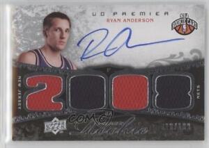 2008-09 UD Premier Materials /199 Ryan Anderson #120 Rookie Auto RC
