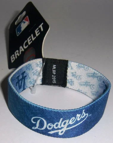 Los Angeles Dodgers Stretch Bracelet MLB Licensed Baseball Cover