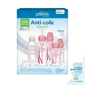 Dr. Brown's Natural Flow Anti-Colic Options+ First Year Baby Bottle Gift Set - Picture 1 of 2
