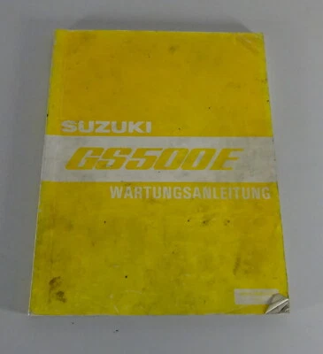 Manual de Taller/Manual de Operación Suzuki GS 500E Naked Bici Stand 04/1989 - Imagen 1 de 4