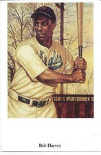 Bob Harvey Capital Cards Production Negro League Post Card # 3