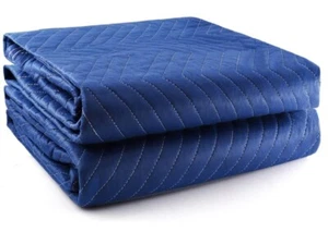 2 Stück Umzugsdecken 40 Zoll x 72 Zoll Schwerlast Verpackungsdecken für Navy Bule - Bild 1 von 1