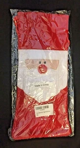 Copribottiglia Vino Rosso Babbo Natale Natale o Sacchetto Regalo Ornamenti Decorazione Casa Festa - Foto 1 di 4