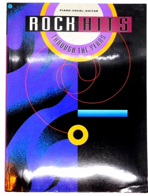 Book Music Rock Hits Through The Years 1992 Warner Bros Piano Vocal Guitar - Image 1 of 2