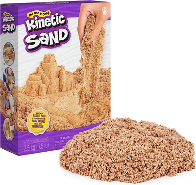 Kinetic Sand 2.5kg All-natural Brown Sensory Toys For Mixing Molding & Creating - image 1 of 4