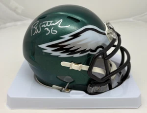Mini casco firmato Brian Westbrook Philadelphia Eagles Speed PSA 387 - Foto 1 di 6