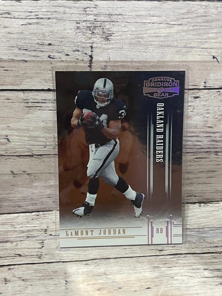 2005 Donruss Gridiron Gear Gold Holofoil #65 LaMont Jordan  /100 - Image 1 of 1