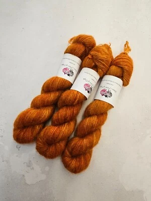 Yak Cloud Garn, Lace Gewicht, 50 g, VERBRANNTE ORANGE - Bild 1 von 4