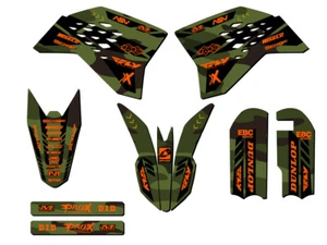 Kit de gráficos SX 50 APACHE verde Senge 2009-2015 compatible con KTM - Imagen 1 de 10