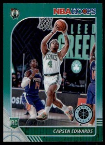 2019-20 Hoops Premium Stock Prizms Green Carsen Edwards #227