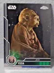 2023 Topps Chrome Star Wars Yoda Base Card #51 - Bild 1 von 2