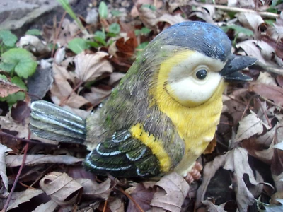 Latex bird mold plaster cement casting garden rubber mould 4.5"L  x 2.75" x 2"W - Image 1 of 4