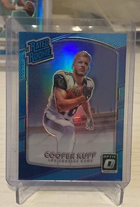 2017 Donruss Optic Cooper Kupp Rated Rookie Aqua Prizm /299🔥📈SB MVP🏆