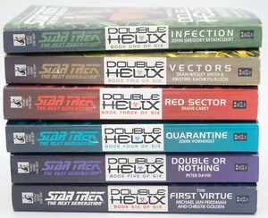 Star Trek The Next Generation Double Helix Books 1-6 Complete Paperback Set - Picture 1 of 5
