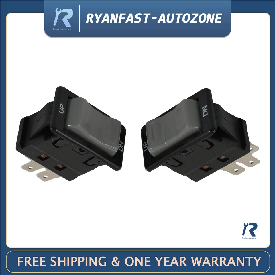 Par de interruptores de ventana eléctrica L&R para Pontiac Firebird Formula Trans 85-92 10036229 Foto 1 de 4