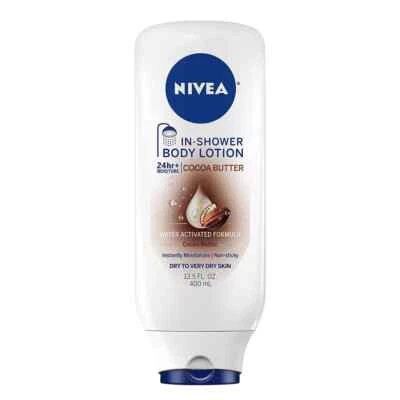 1 pieza NIVEA manteca de cacao en loción de ducha, loción corporal para piel seca, 13,5 fl oz Foto 1 de 4