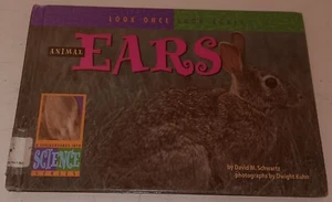 Look Once Look Again Animal Ears David M. Schwartz HB 1998 Ex-Library - Picture 1 of 8