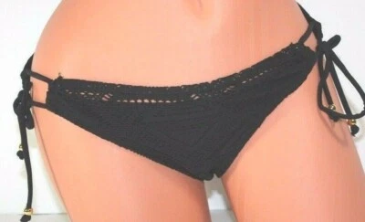 Parte inferior de bikini negra Jessica Simpson para mujer talla S nueva con etiquetas Foto 1 de 4