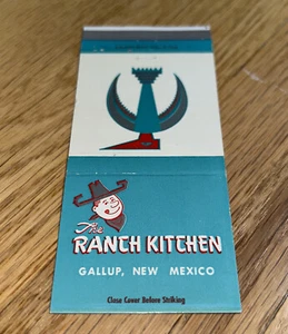 Vintage THE RANCH KITCHEN, GALLUP NEW MEXICO Matchbook Cover - Picture 1 of 4