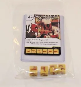 Marvel Dice Masters Deadpool * KOSTENLOSE CHIMICHANGAS * Set SELTEN ungewöhnlich CUR 4 Würfel - Bild 1 von 1