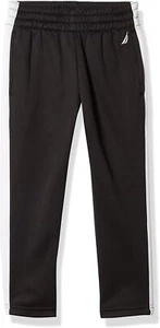 Nautica Boys' Athletic Track Pants Black Size 5 MSRP $40 - Picture 1 of 2