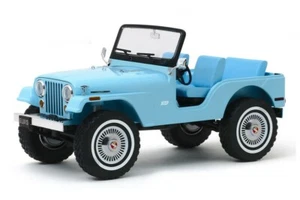 GREENLIGHT GL19061 1/18 ELVIS PRESLEY (1935-77) - JEEP CJ-5 - SIERRA BLUE - Picture 1 of 3